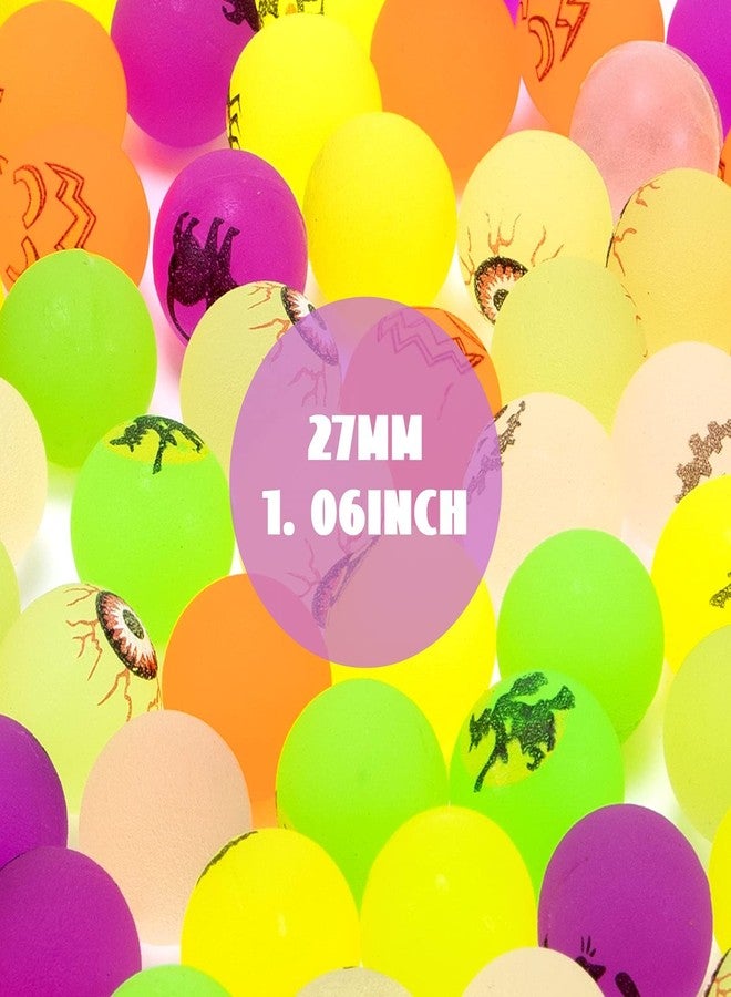 Pllieay 100 PCS Halloween Bouncy Balls, Glow in The Dark Bouncing Balls, Halloween Party Favor Supplies, School Classroom Game Rewards, Trick or Treat Party Bag Filler - Image 3